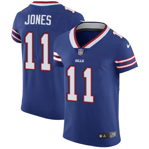 Nike Bills #11 Zay Jones Royal Blue Team Color Men's Stitched NFL Vapor Untouchable Elite Jersey